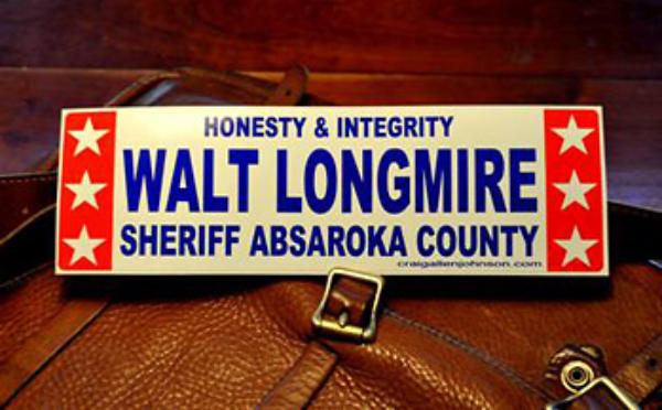 Sheriff Walt Longmire TV show Red Pony Bar & Grill Bumper Sticker Henry's Bar 